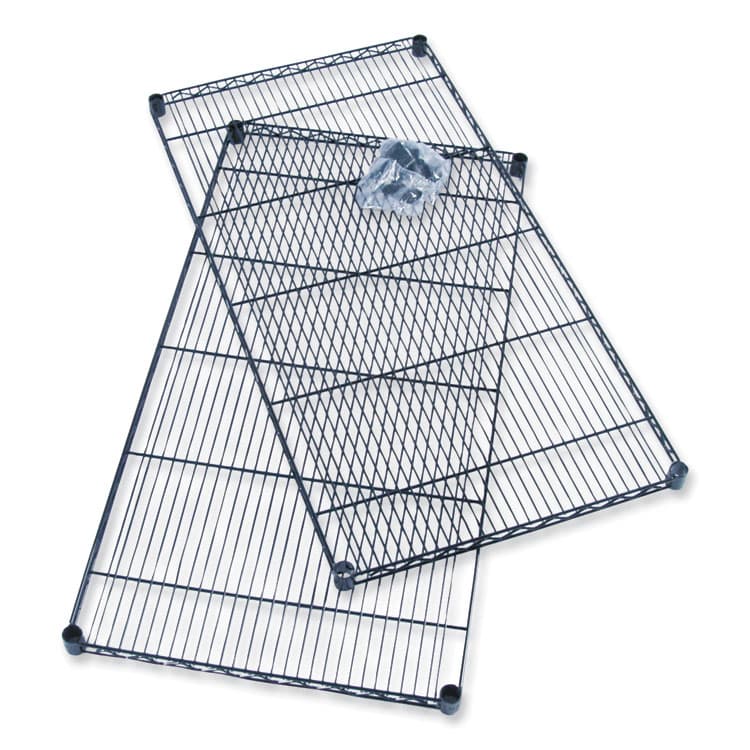 SAFCO PRODUCTS Industrial Extra Shelf Pack, 36w x 24d x 1.5h, Steel, Black, 2/Pack (SAF5290BL)