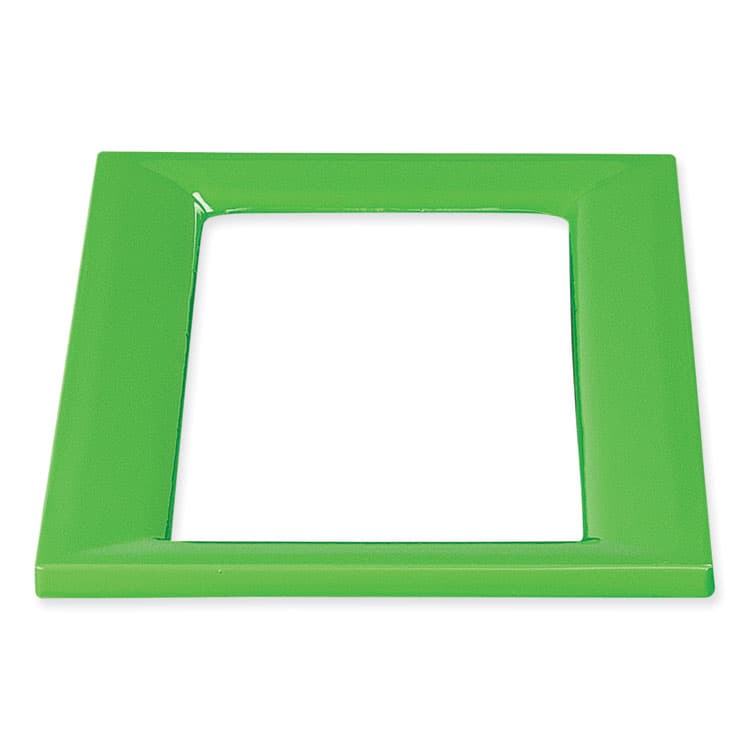 SAFCO PRODUCTS Mixx Recycling Center Lid, 9.87w x 19.87d x 0.82h, Green (SAF9450GN)