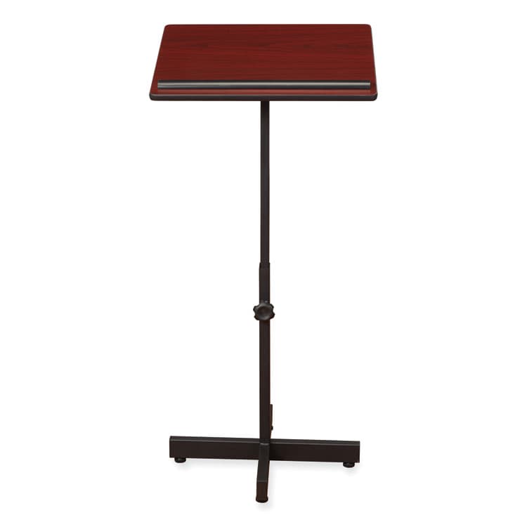 NATIONAL PUBLIC SEATING Portable Presentation Lectern Stand, 20 x 18.25 x 44, Mahogany (NPS70MY) thumbnail 2