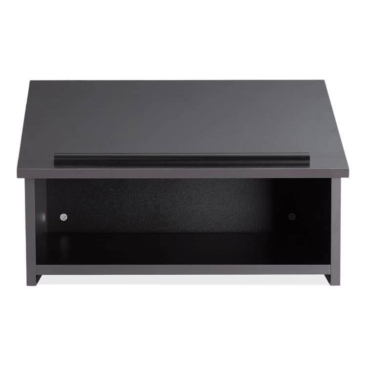 NATIONAL PUBLIC SEATING Tabletop Lectern, 23.75 x 19.87 x 13.75, Black (NPS22BK) thumbnail 2