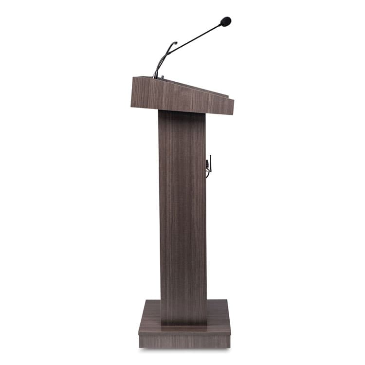 NATIONAL PUBLIC SEATING Orator Lectern, 22 x 17 x 46, Ribbonwood (NPS800XRW) thumbnail 3