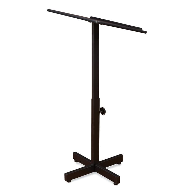 NATIONAL PUBLIC SEATING Portable Presentation Lectern Stand, 20 x 18.25 x 44, Medium Oak (NPS70MO) thumbnail 4