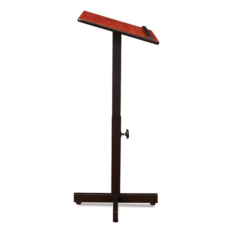 NATIONAL PUBLIC SEATING Portable Presentation Lectern Stand, 20 x 18.25 x 44, Cherry (NPS70CH) thumbnail 3