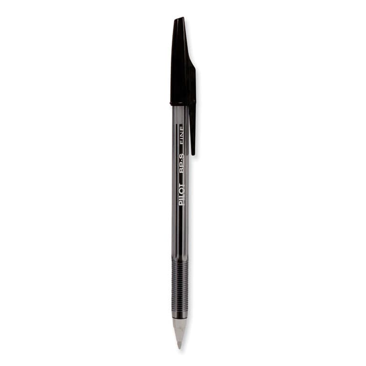 PILOT CORP. OF AMERICA Better Ballpoint Pen, Stick, Fine 0.7 mm, Black Ink, Smoke Barrel, Dozen (PIL35011)