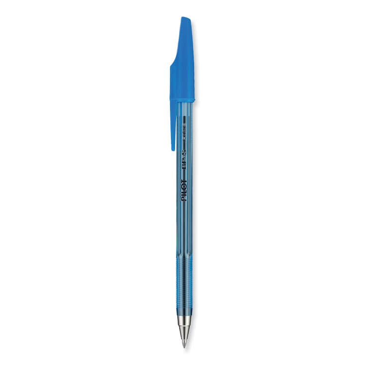 PILOT CORP. OF AMERICA Better Ballpoint Pen, Stick, Fine 0.7 mm, Blue Ink, Translucent Blue Barrel, Dozen (PIL36011)