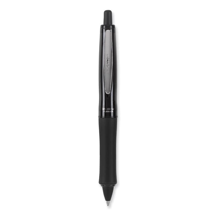 PILOT CORP. OF AMERICA Dr. Grip FullBlack Advanced Ink Ballpoint Pen, Retractable, Medium 1 mm, Black Ink, Black Barrel (PIL36193)