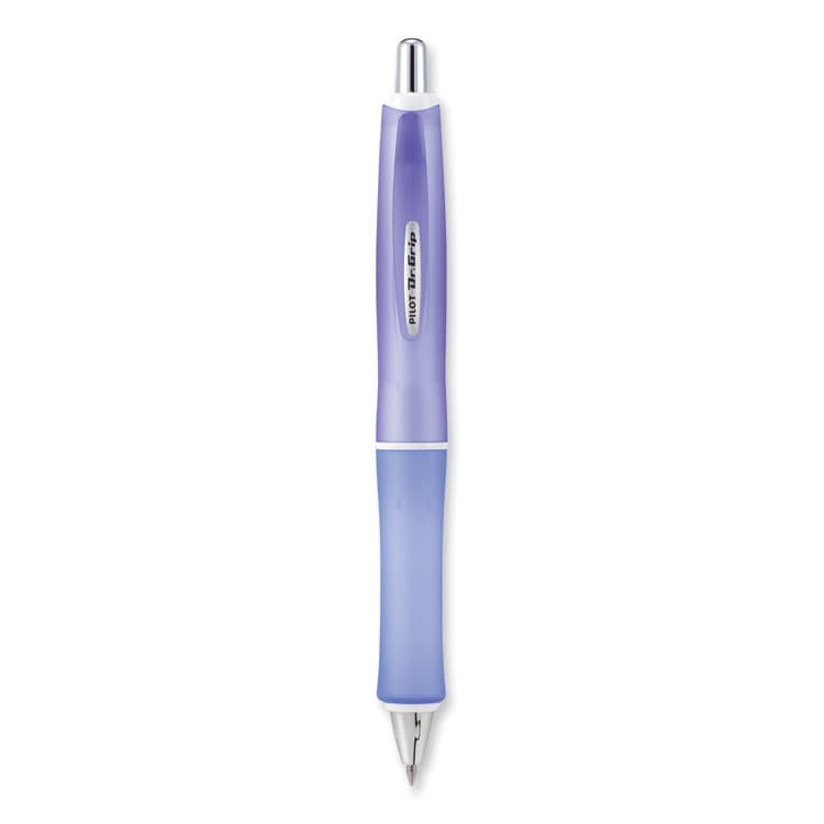 PILOT CORP. OF AMERICA Dr. Grip Frosted Advanced Ink Ballpoint Pen, Retractable, Medium 1 mm, Black Ink, Purple Barrel (PIL36250)