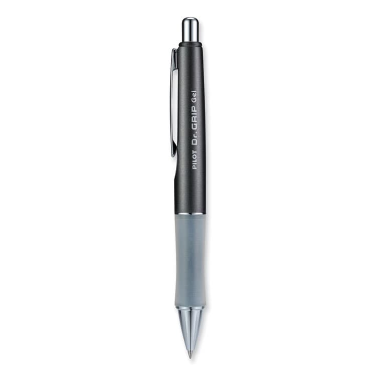 PILOT CORP. OF AMERICA Dr. Grip Limited Gel Pen, Retractable, Fine 0.7 mm, Black Ink, Charcoal Gray Barrel (PIL36270)