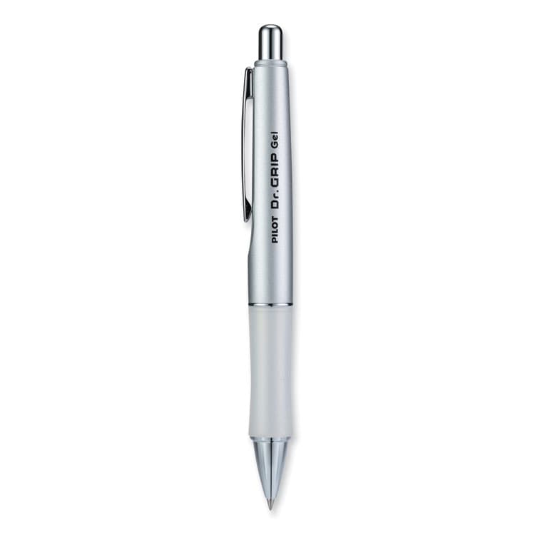 PILOT CORP. OF AMERICA Dr. Grip Limited Gel Pen, Retractable, Fine 0.7 mm, Black Ink, Platinum Barrel (PIL36272)