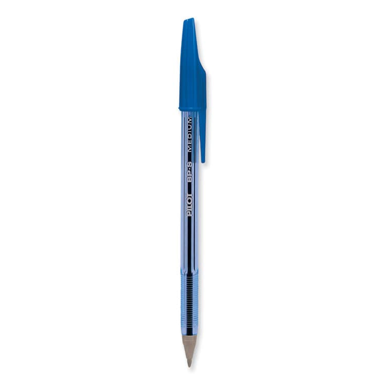 PILOT CORP. OF AMERICA Better Ballpoint Pen, Stick, Medium 1 mm, Blue Ink, Translucent Blue Barrel, Dozen (PIL36711)