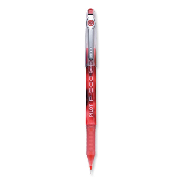 PILOT CORP. OF AMERICA Precise P-500 Gel Pen, Stick, Extra-Fine 0.5 mm, Red Ink, Red Barrel, Dozen (PIL38602)