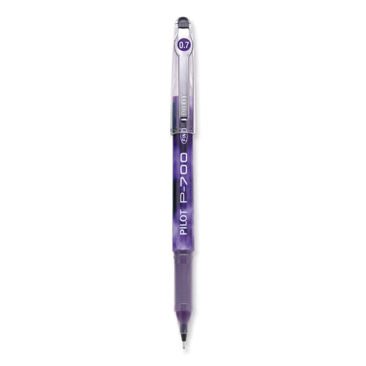 PILOT CORP. OF AMERICA Precise P-700 Gel Pen, Stick, Fine 0.7 mm, Purple Ink, Purple Barrel, Dozen (PIL38621)
