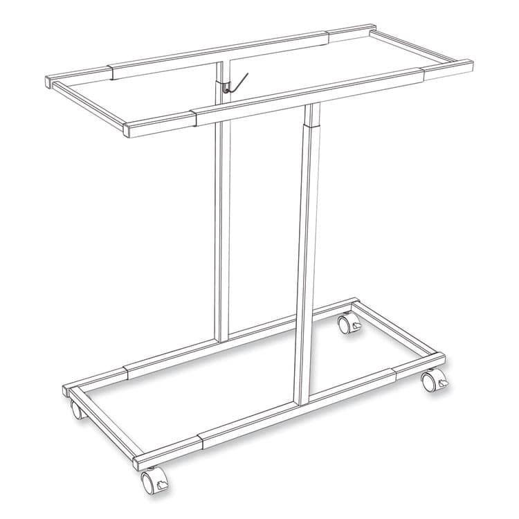 SAFCO PRODUCTS Mobile Vertical File, 12 Hanging Clamps, 39.25w x 16d x 52h, Tan (SAF5059) thumbnail 4
