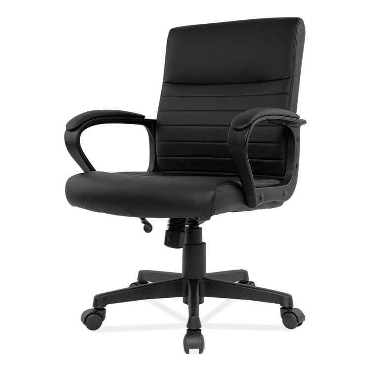 ALERA Alera Breich Series Manager Chair, Supports Up to 275 lbs, 16.73" to 20.39" Seat Height, Black Seat/Back, Black Base (ALEBC42B19) thumbnail 2