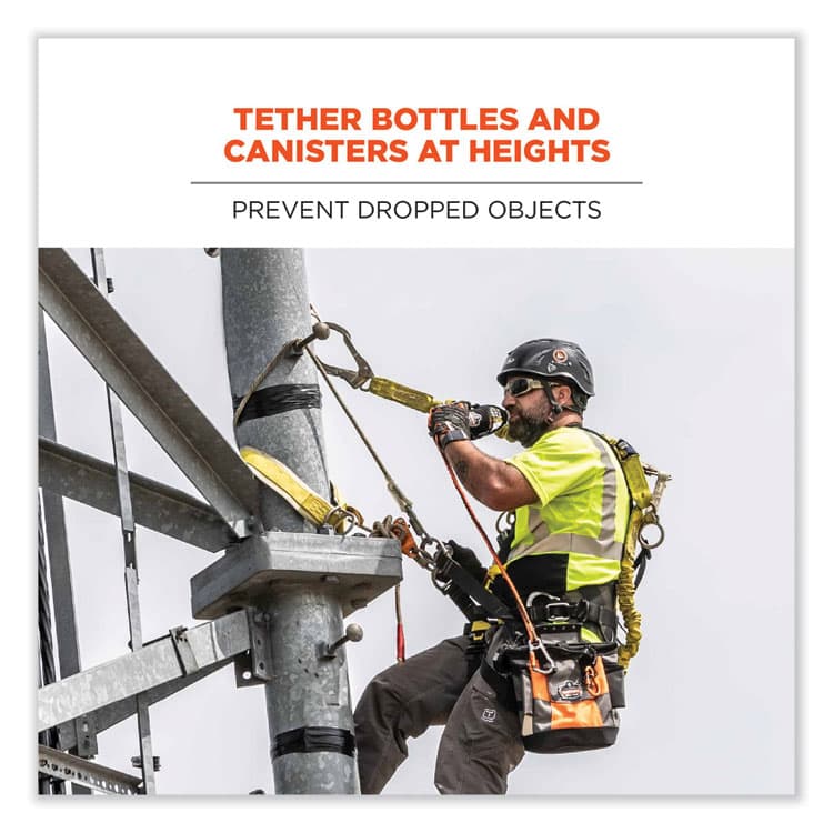 ERGODYNE CORPORATION Squids 3775 Can + Bottle Holder Trap, Small, 3.62 x 7.25 x 2.5, Neoprene, Black (EGO19775) thumbnail 2