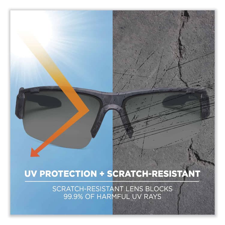 ERGODYNE CORPORATION Skullerz Dagr Safety Glasses, Kryptek Highlander Half Frame, Smoke Single Anti-Fog Lens (EGO52333) thumbnail 2