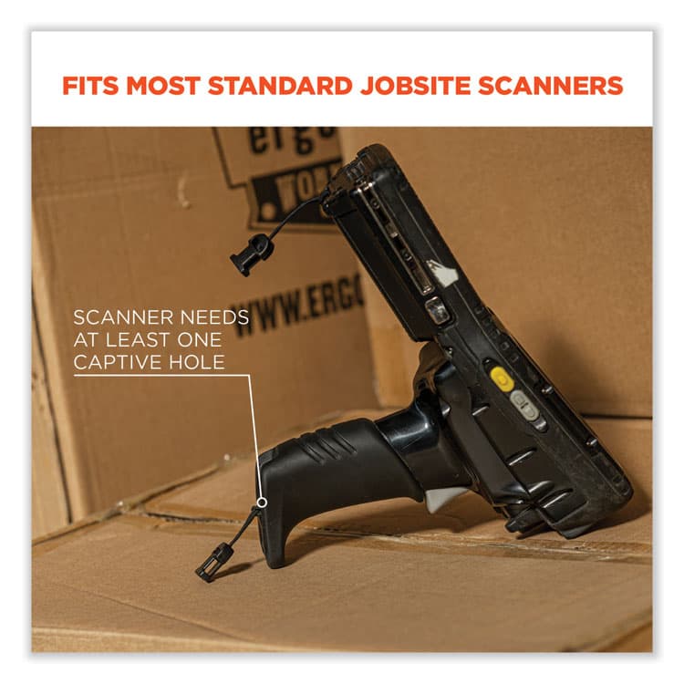 ERGODYNE CORPORATION Squids 3132 Barcode Scanner Lanyard Harness, Small: 13" Arm Strap, 32" Long Lanyard Strap, Black (EGO19163) thumbnail 2