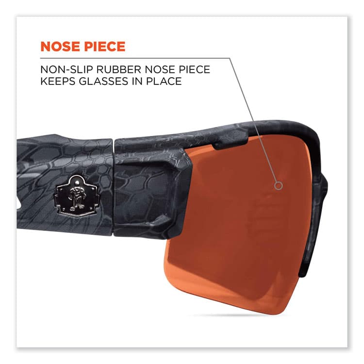 ERGODYNE CORPORATION Skullerz Dagr Safety Glasses, Kryptek Highlander Half Frame, Polarized Copper Single Lens (EGO52321) thumbnail 2