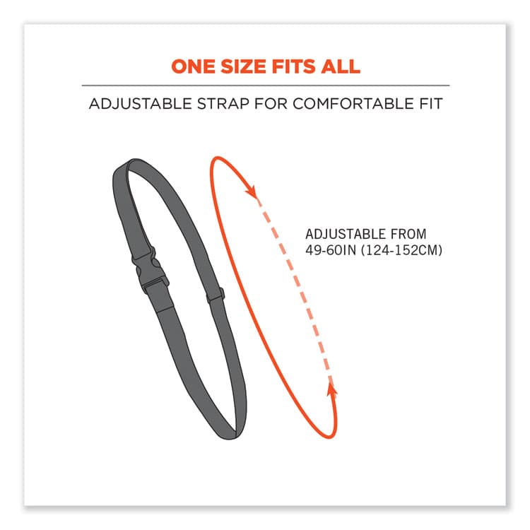 ERGODYNE CORPORATION Squids 3137 Padded Barcode Scanner Lanyard Sling, 49" to 60" Long, Black (EGO19177) thumbnail 4