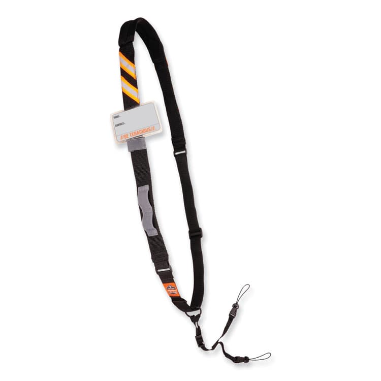 ERGODYNE CORPORATION Squids 3137 Padded Barcode Scanner Lanyard Sling, 49" to 60" Long, Black (EGO19177)