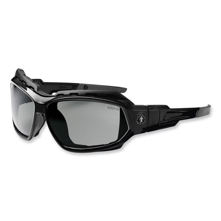 ERGODYNE CORPORATION Skullerz Loki Safety Glasses/Goggles, Black Full Frame, Polarized Smoke Dual Lens (EGO56031) thumbnail 2
