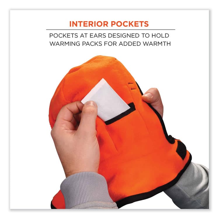 ERGODYNE CORPORATION N-Ferno 6882 2-Layer FR Cotton Shoulder Winter Liner, Modacrylic Cotton, One Size Fit Most, Black (EGO16882) thumbnail 3