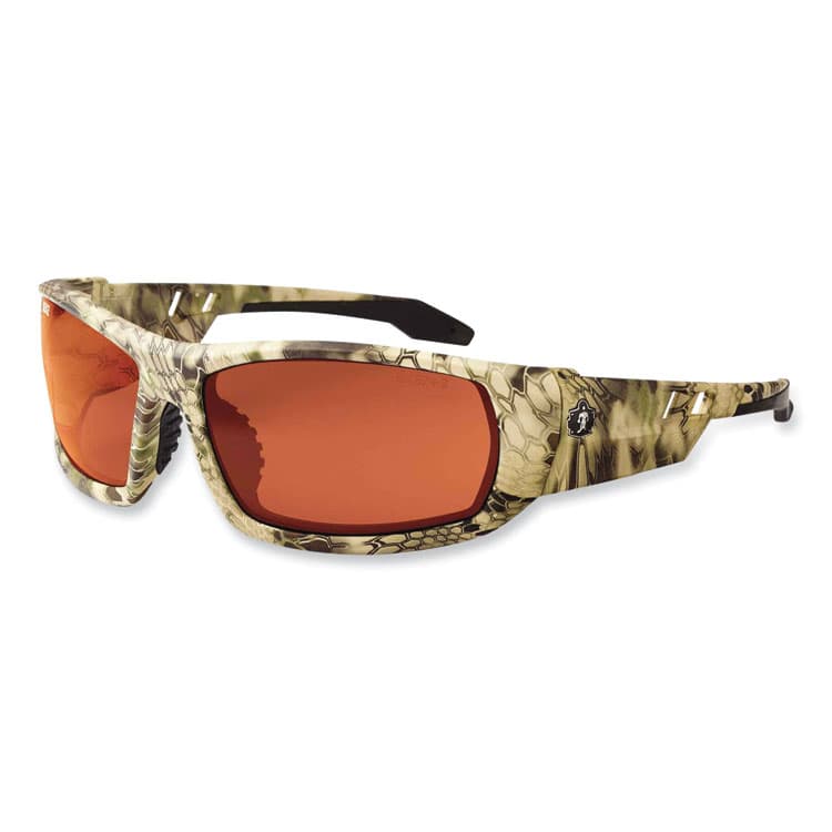 ERGODYNE CORPORATION Skullerz Odin Safety Glasses, Kryptek Highlander Full Frame, Polarized Copper Dual Lens (EGO50321)