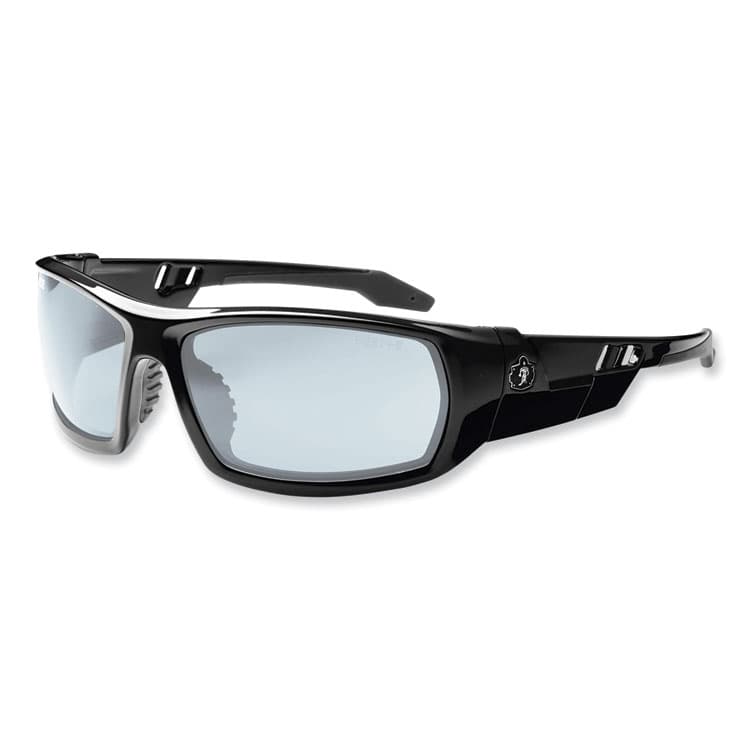 ERGODYNE CORPORATION Skullerz Odin Safety Glasses, Fog-Off Technology, Black Full Frame, Clear Dual I/O Lens (EGO50083)