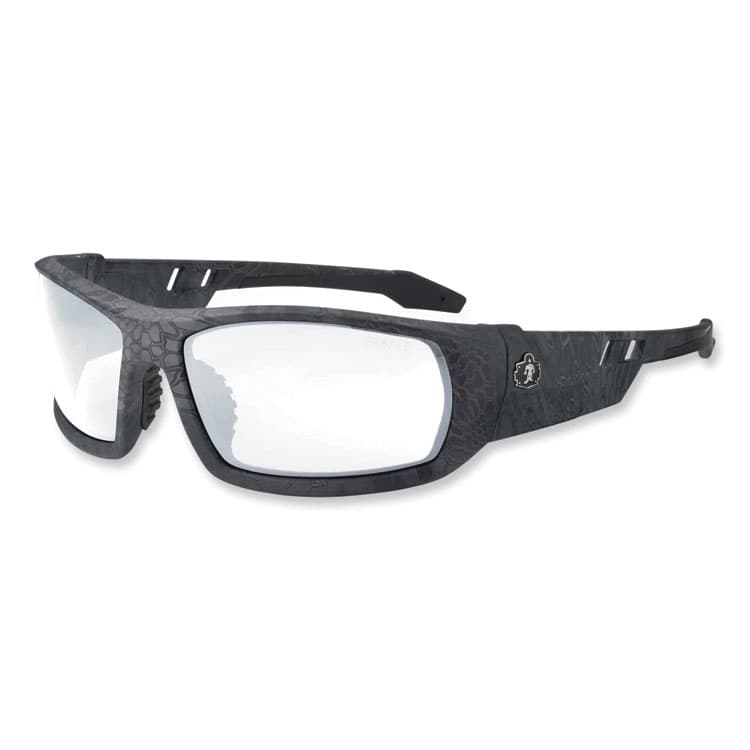 ERGODYNE CORPORATION Skullerz Odin Safety Glasses, Fog-Off Technology, Kryptek Typhon Full Frame, Clear Dual Lens (EGO50503)