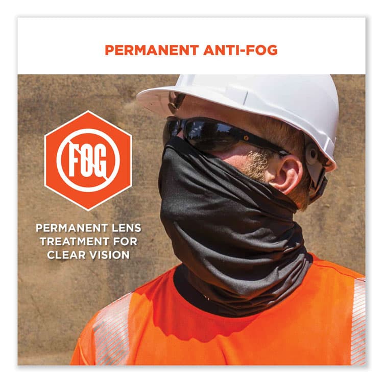 ERGODYNE CORPORATION Skullerz Vali Frameless Safety Glasses, Fog-Off Technology, Frameless, Clear Single Lens (EGO59203) thumbnail 2