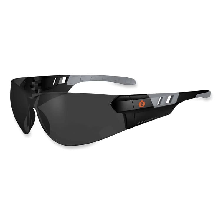 ERGODYNE CORPORATION Skullerz Saga Frameless Safety Glasses, Frameless, Smoke Single Lens (EGO59130)