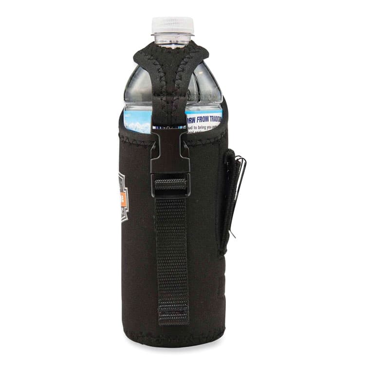 ERGODYNE CORPORATION Squids 3775 Can + Bottle Holder Trap, Small, 3.62 x 7.25 x 2.5, Neoprene, Black (EGO19775) thumbnail 4