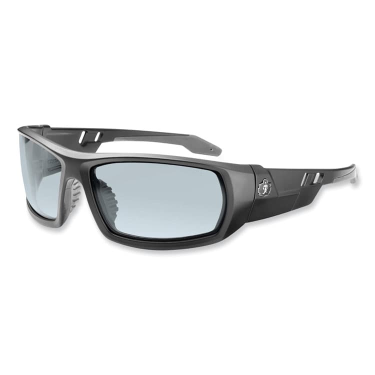 ERGODYNE CORPORATION Skullerz Odin Safety Glasses, Fog-Off Technology, Matte Black Full Frame, Clear Dual I/O Lens (EGO50483)