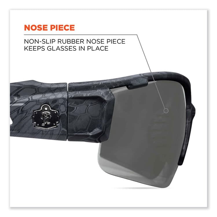 ERGODYNE CORPORATION Skullerz Dagr Safety Glasses, Kryptek Highlander Half Frame, Smoke Single Lens (EGO52330) thumbnail 4