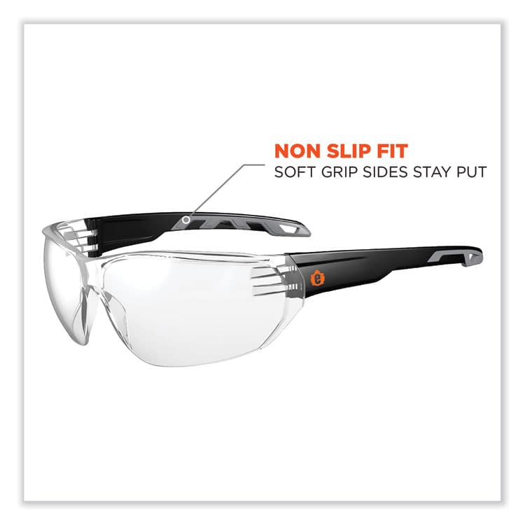 ERGODYNE CORPORATION Skullerz Vali Frameless Safety Glasses, Fog-Off Technology, Frameless, Clear Single Lens (EGO59203) thumbnail 4
