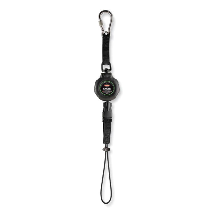 ERGODYNE CORPORATION Squids 3001 Retractable Tool Lanyard with Choking-Loop Tool Tether + Carabiner Anchor, 2 lb Max Working Capacity, 48" Long (EGO19301) thumbnail 3