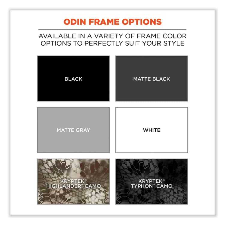 ERGODYNE CORPORATION Skullerz Odin Safety Glasses, Fog-Off Technology, Matte Black Full Frame, Smoke Dual Lens (EGO50433) thumbnail 3