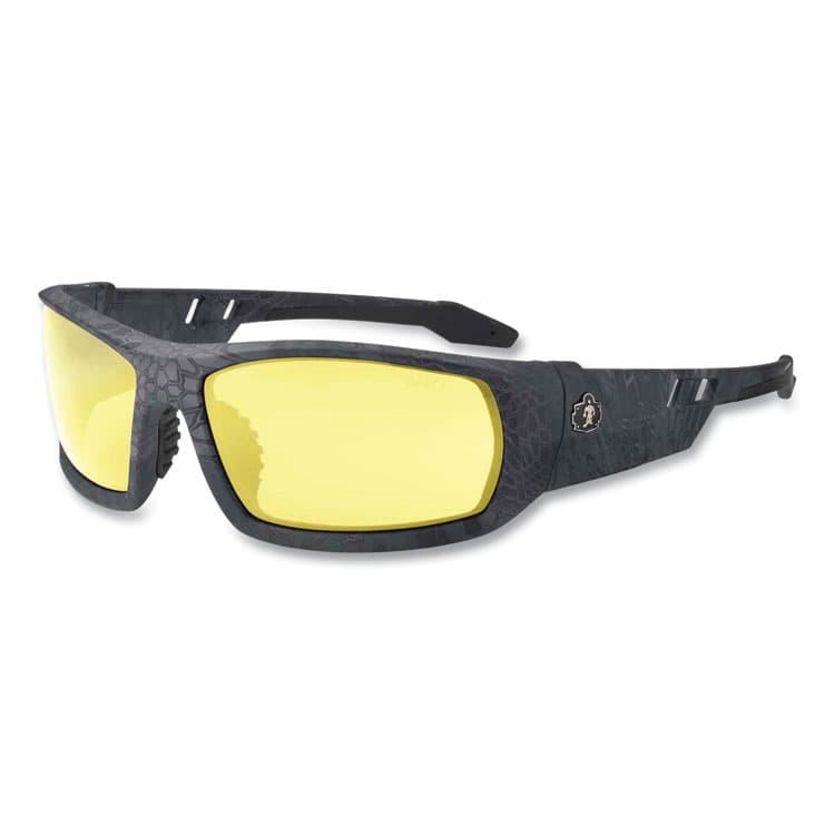 ERGODYNE CORPORATION Skullerz Odin Safety Glasses, Kryptek Typhon Full Frame, Yellow Dual Lens (EGO50550)