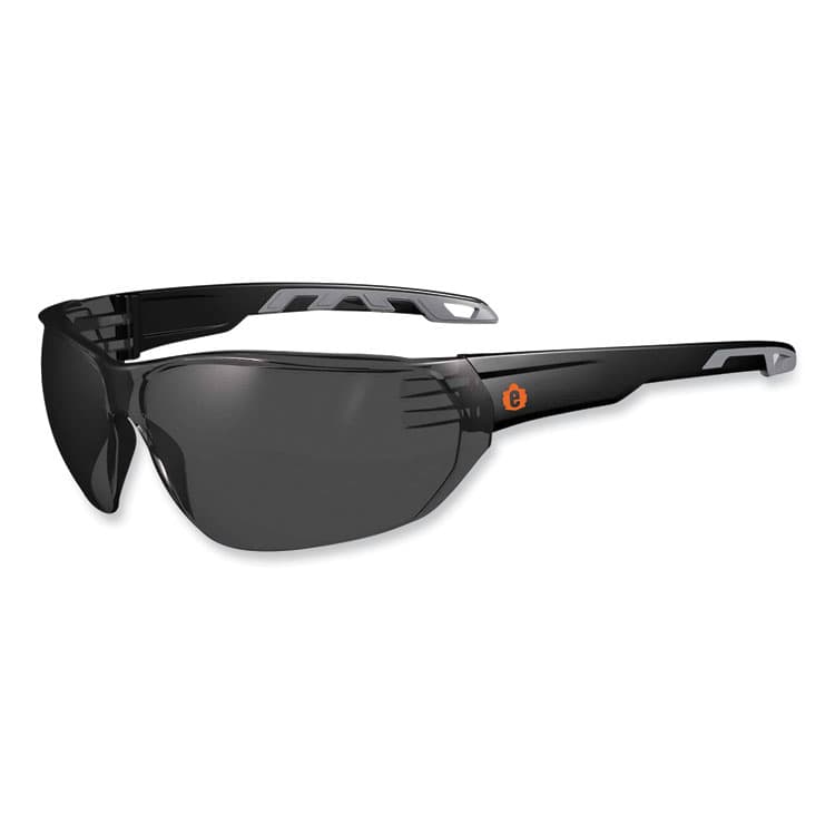 ERGODYNE CORPORATION Skullerz Vali Frameless Safety Glasses, Frameless, Smoke Single Lens (EGO59230)