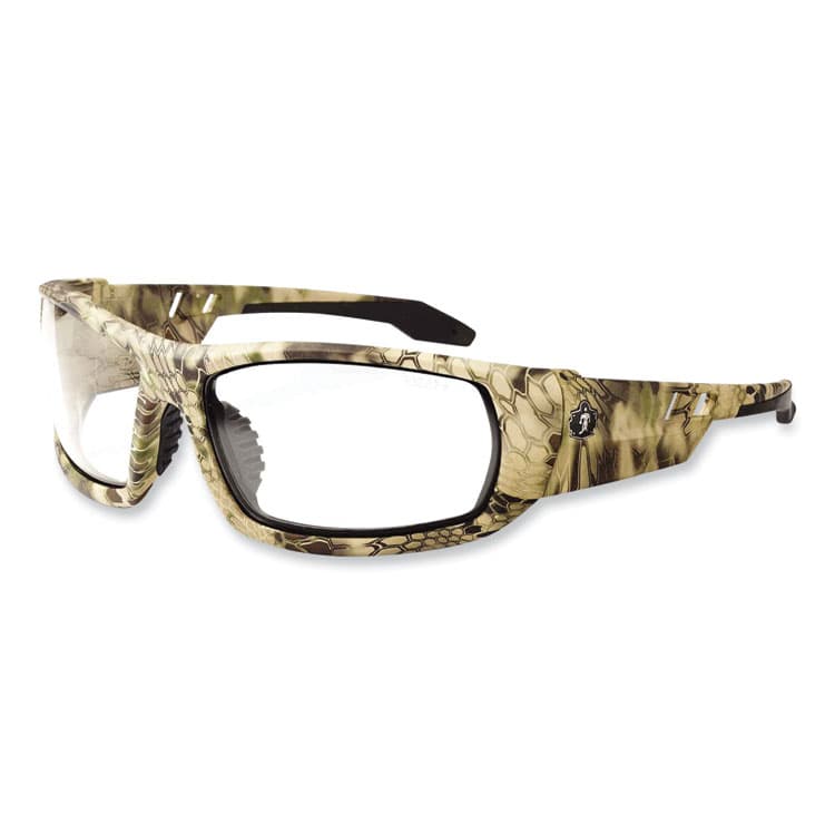 ERGODYNE CORPORATION Skullerz Odin Safety Glasses, Fog-Off Technology, Kryptek Highlander Full Frame, Clear Dual Lens (EGO50303)