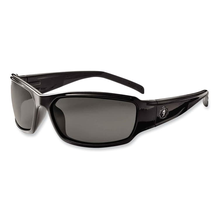 ERGODYNE CORPORATION Skullerz Thor Safety Glasses, Black Full Frame, Smoke Dual Lens (EGO51030)