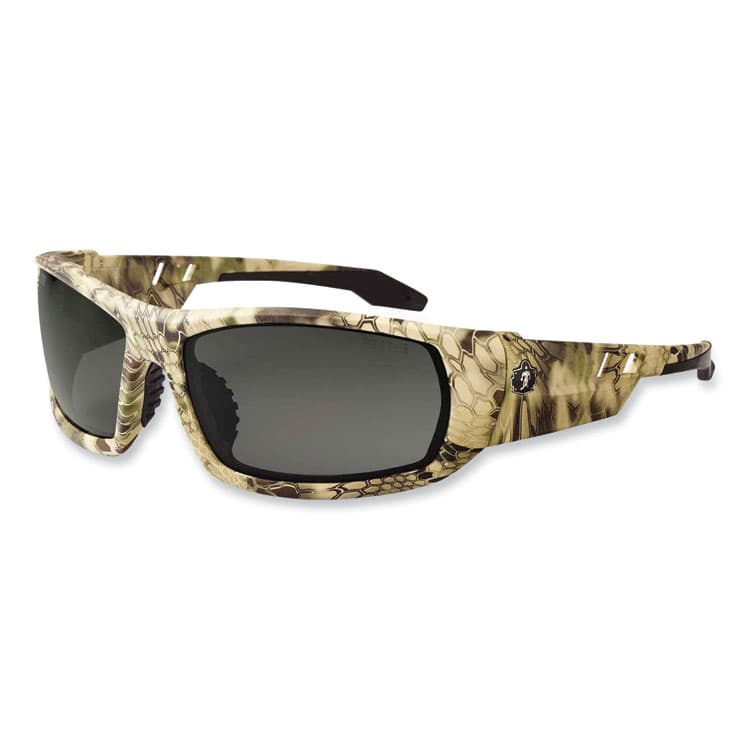 ERGODYNE CORPORATION Skullerz Odin Safety Glasses, Kryptek Highlander Full Frame, Polarized Smoke Dual Lens (EGO50331)