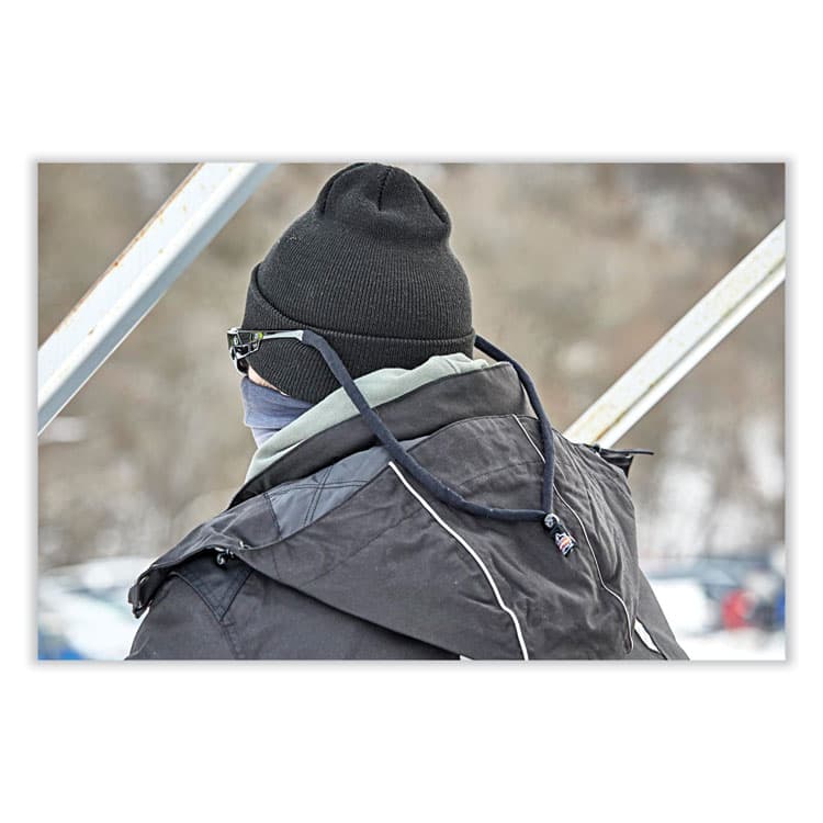 ERGODYNE CORPORATION Skullerz 3200 Cotton Eyewear Lanyard, 14" Long, Black (EGO19152) thumbnail 3