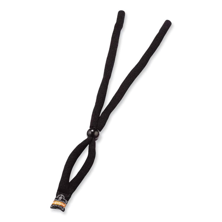 ERGODYNE CORPORATION Skullerz 3200 Cotton Eyewear Lanyard, 14" Long, Black (EGO19152)