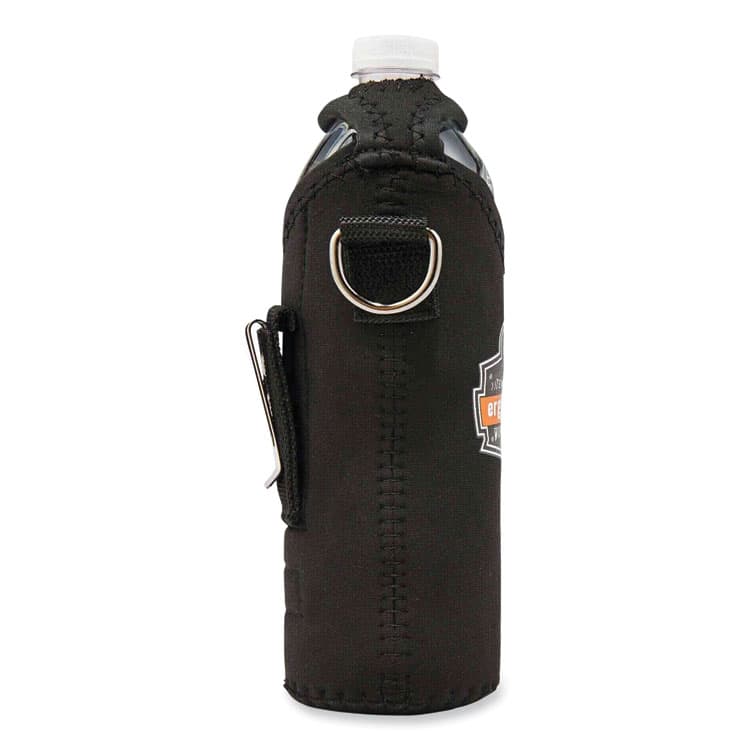 ERGODYNE CORPORATION Squids 3775 Can + Bottle Holder Trap, Small, 3.62 x 7.25 x 2.5, Neoprene, Black (EGO19775)