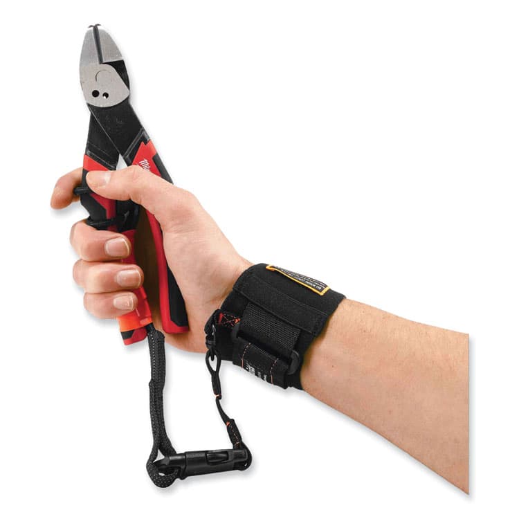 ERGODYNE CORPORATION Squids 3116 Pull-On Wrist Lanyard with Buckle, 3 lb Max Working Capacity, 7.5" Long, Black (EGO19057) thumbnail 3