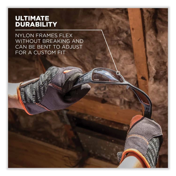 ERGODYNE CORPORATION Skullerz Odin Safety Glasses, Fog-Off Technology, Kryptek Highlander Full Frame, Clear Dual Lens (EGO50303) thumbnail 4