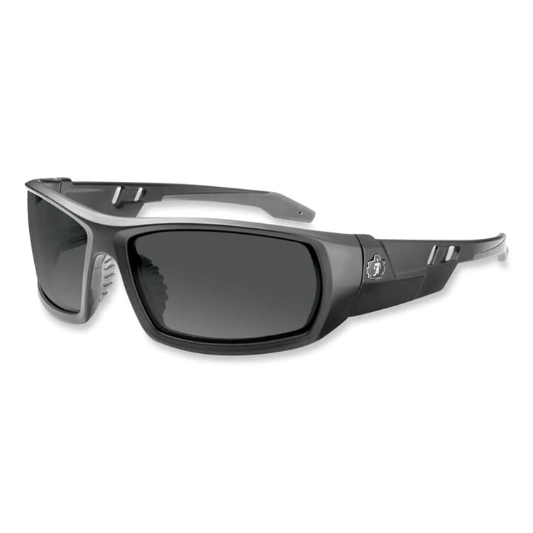 ERGODYNE CORPORATION Skullerz Odin Safety Glasses, Matte Black Full Frame, Polarized Smoke Dual Lens (EGO50431)