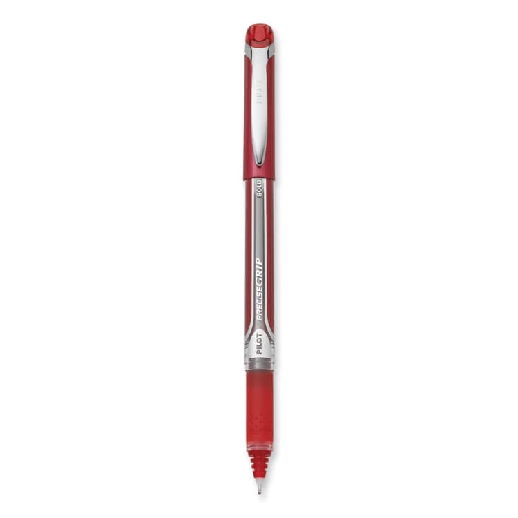 PILOT CORP. OF AMERICA Precise Grip Rollerball Pen, Stick, Bold 1 mm, Red Ink, Red Barrel (PIL28903)