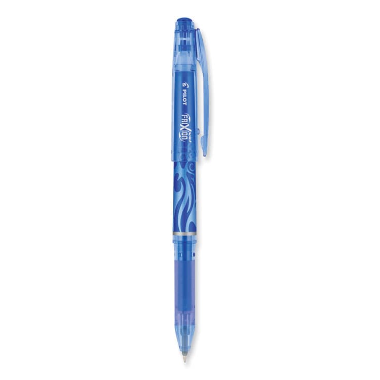 PILOT CORP. OF AMERICA FriXion Point Erasable Gel Pen, Stick, Extra-Fine 0.5 mm, Blue Ink, Blue/Silver/Transparent Blue Barrel (PIL31574)